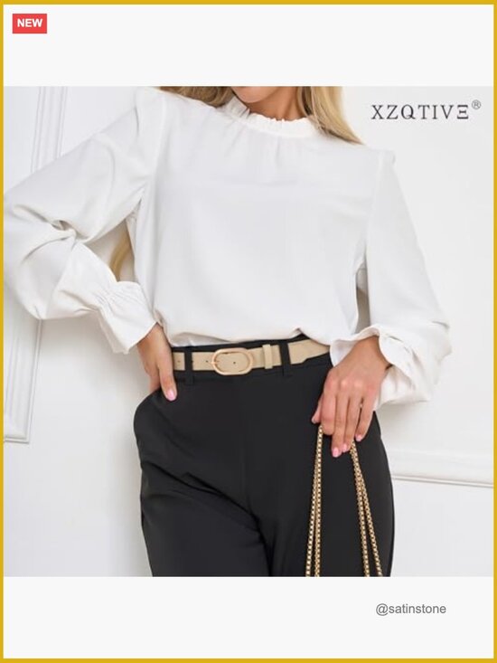 3 Pack Plus Size Faux Leather Belts with Gold Buckle for Women main image 4